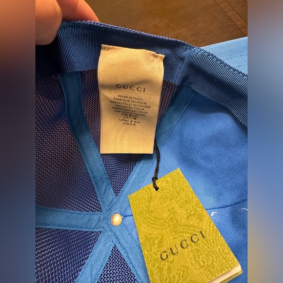 New Authentic Gucci Logo Baseball Hat Size L - Picture 13 of 16